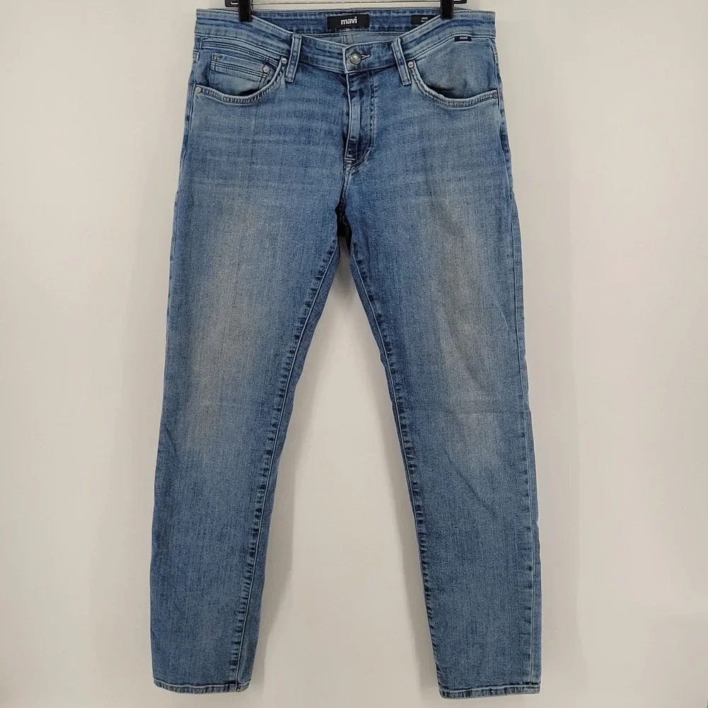 Mavi Jake Slim Leg Jeans‎ Mens 34/34 Blue Medium Wash Stretch Denim M0042281689